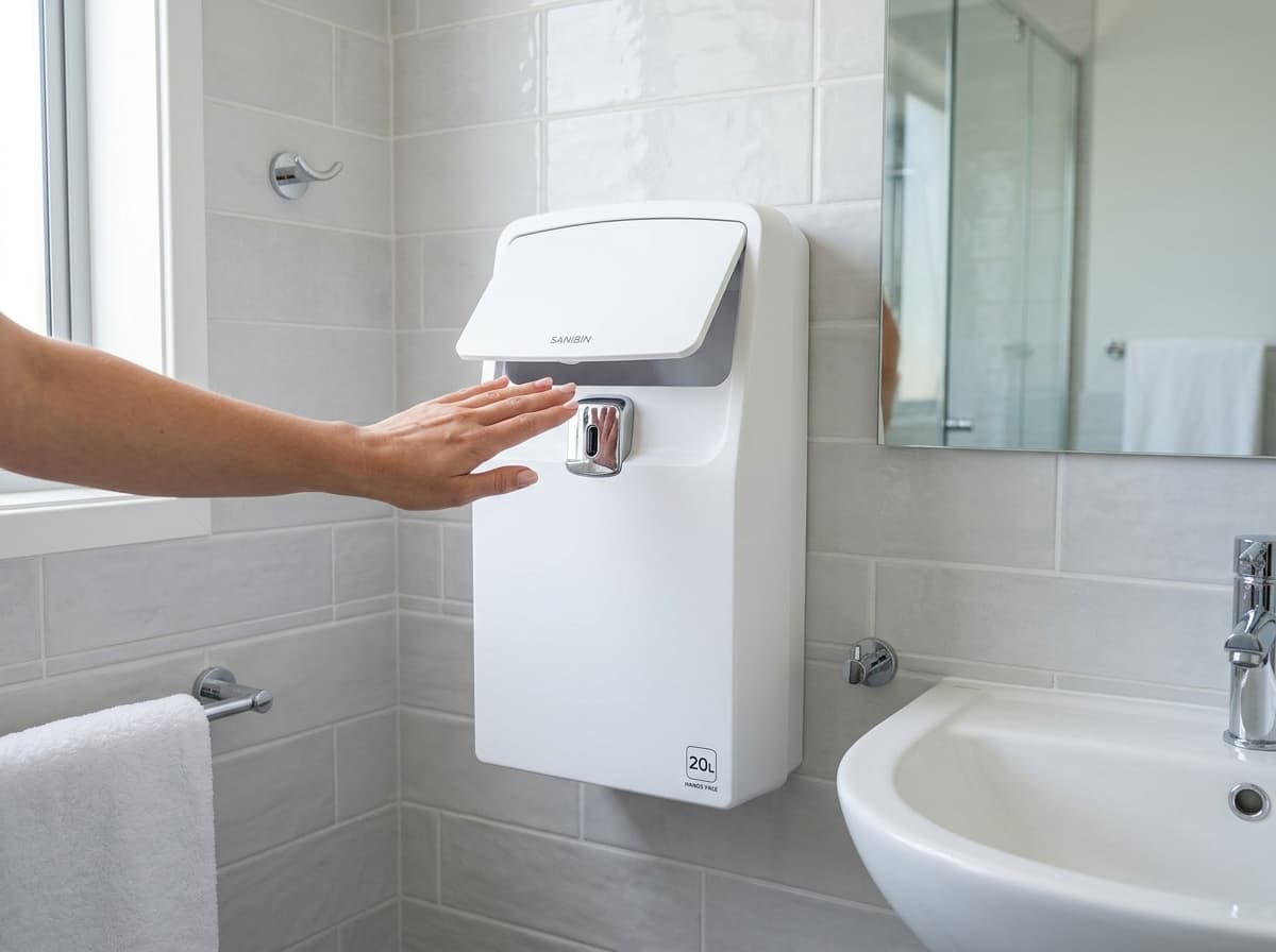 Wall-Mounted Sanitary Bin 20L — view 1