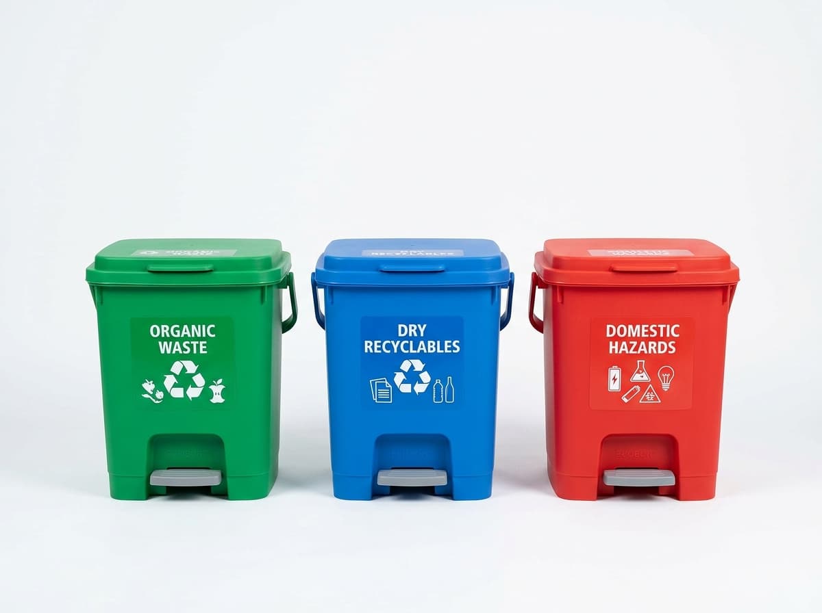 Colour-Coded Bin Set 3×25L — view 1